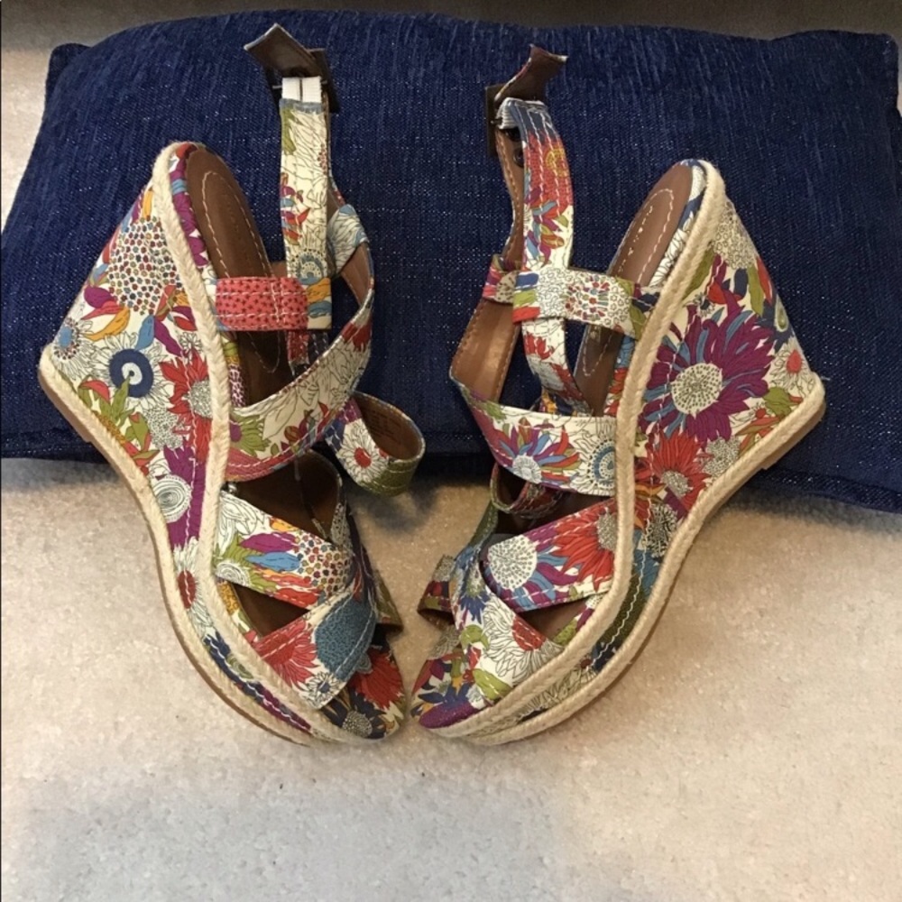 Boho Style Wedge Sandals
